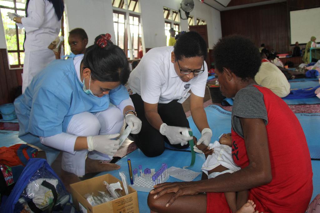 印尼麻疹爆發 前往勘災援助