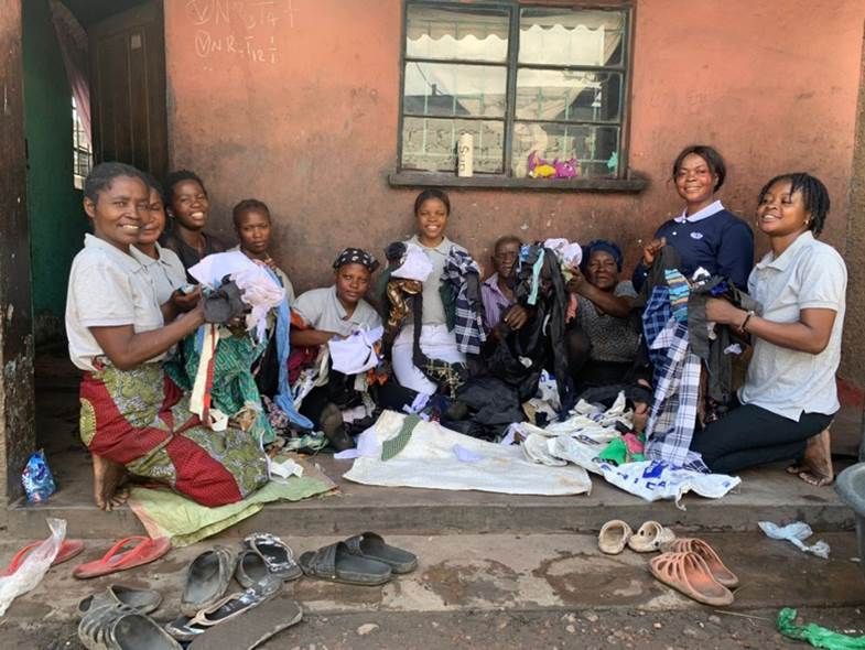 廢釘子縫地墊 尚比亞志工成立縫紉站辦學供食