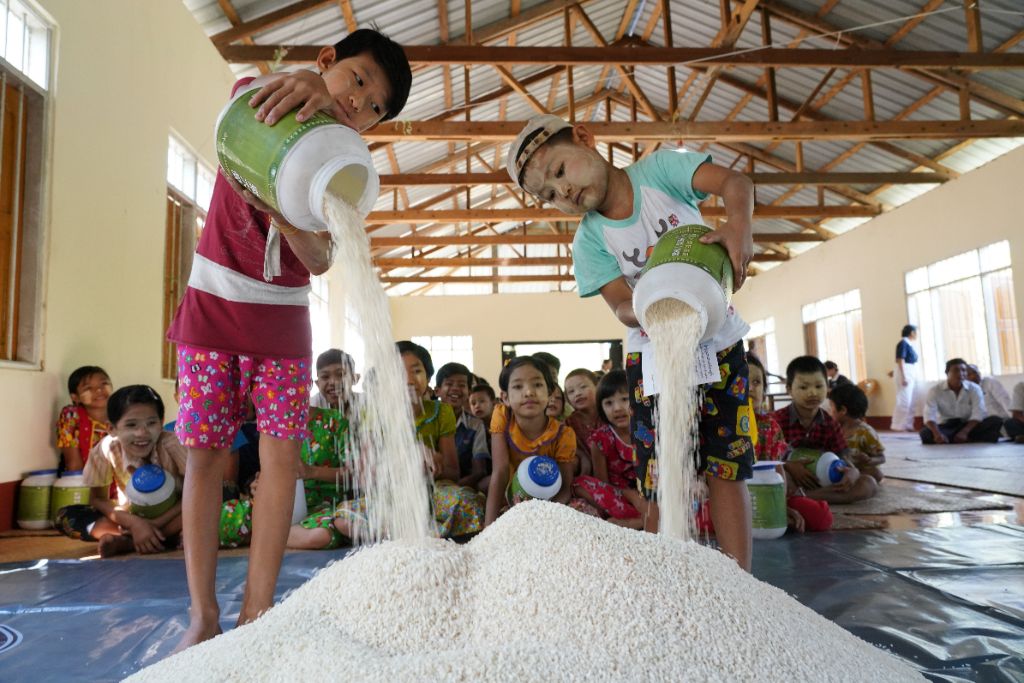 緬甸日存一把米 打開無量心門