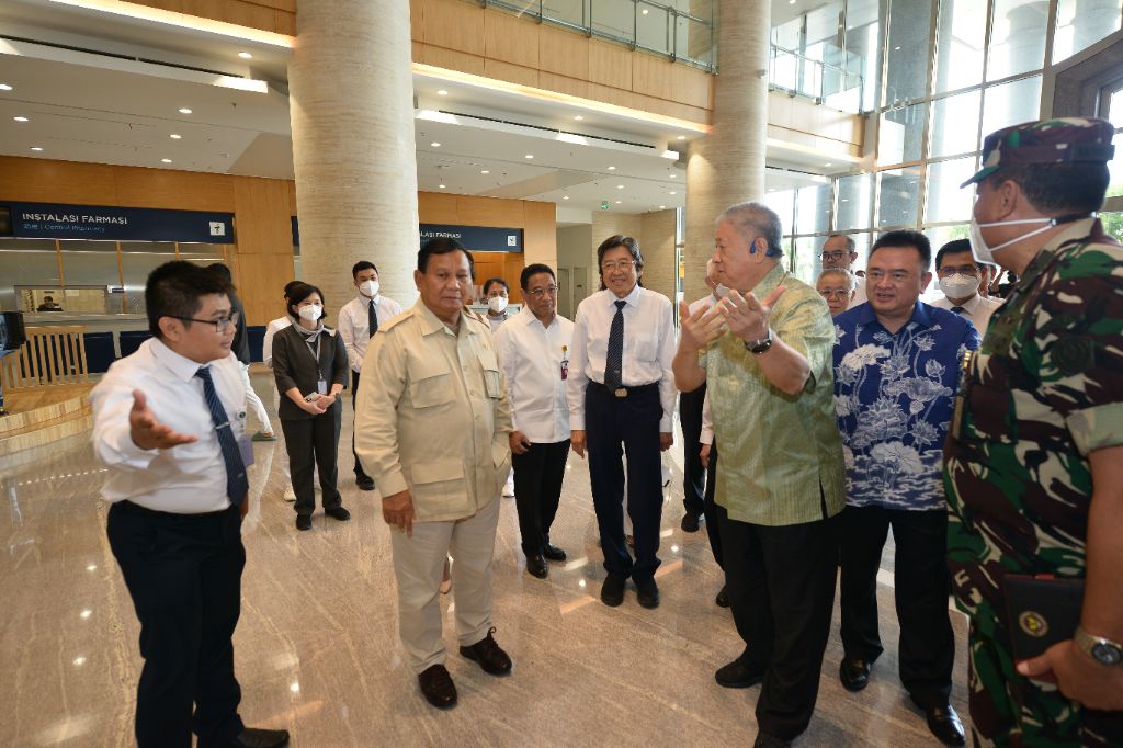 印尼國防部部長 參訪印尼慈濟醫院