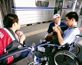 電車と車椅子――愛の約束